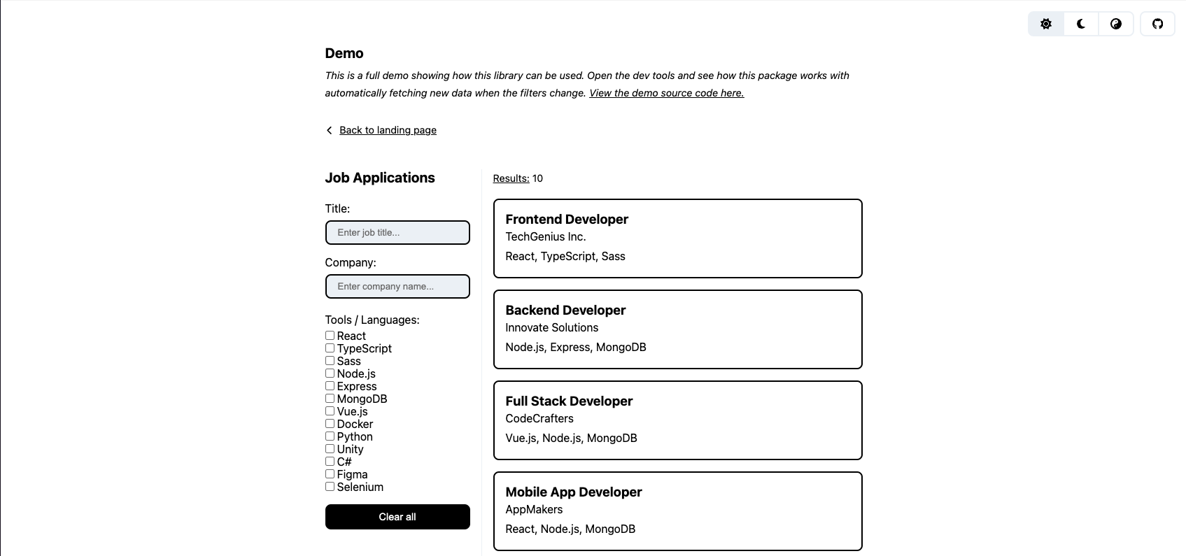 Svelte-param-store demo page